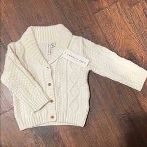 Janie and Jack Ivory Knit Sweater